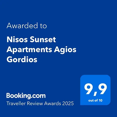 Nisos Sunset Agios Gordios Ájosz Górdiosz